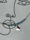 Colier Otel si Blue Topaz - Mayris Gems