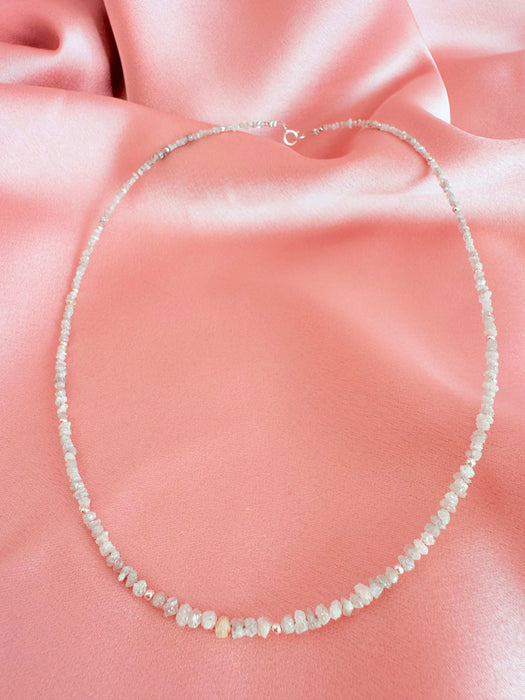 Colier din Diamant Brut cu Argint