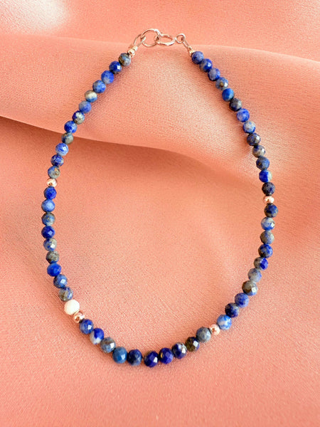 Bratara din Lapis Lazuli si Argint