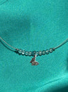 Colier Otel si Blue Topaz